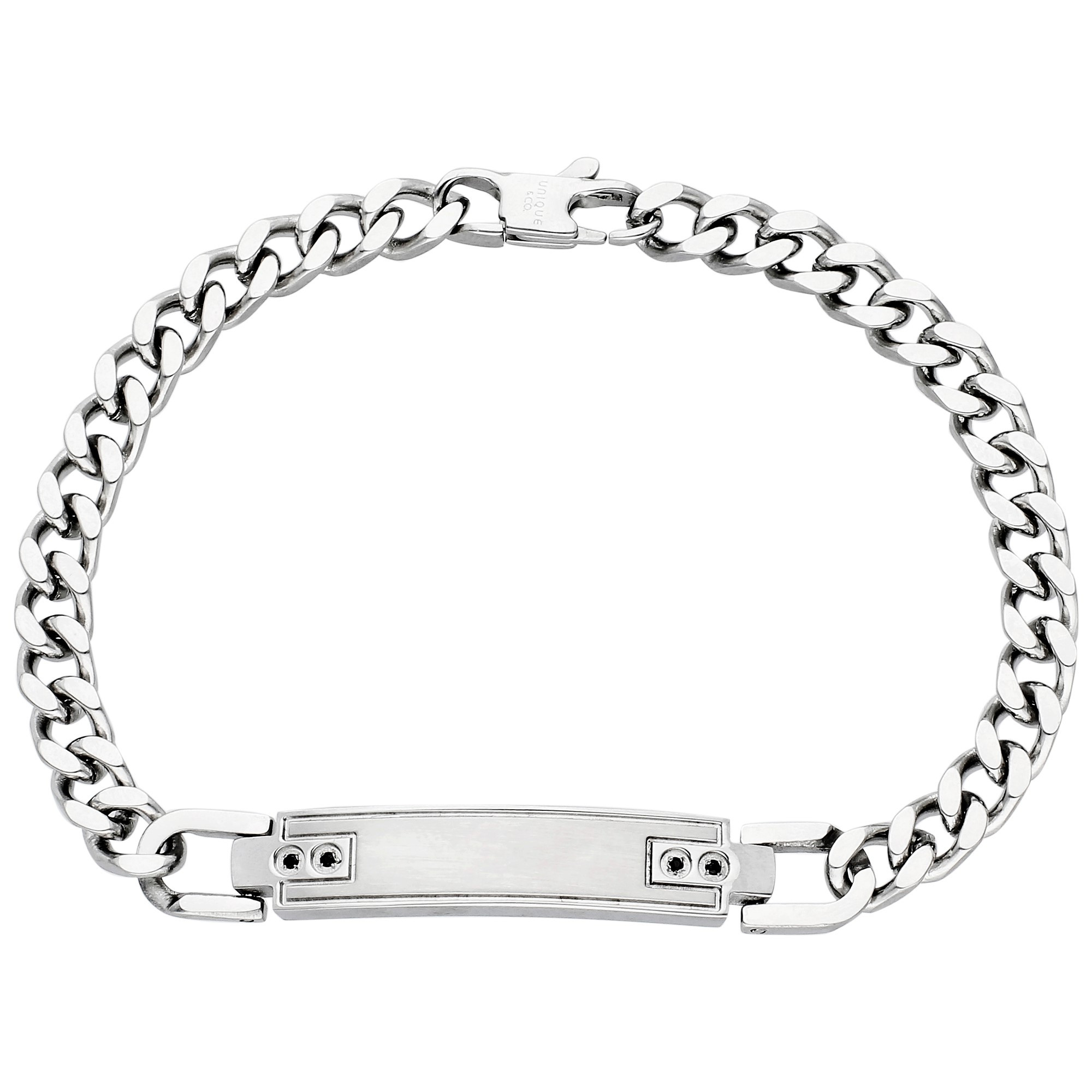Men's Stainless Steel ID Bracelet | Buy Online | Free and Fast UK ...