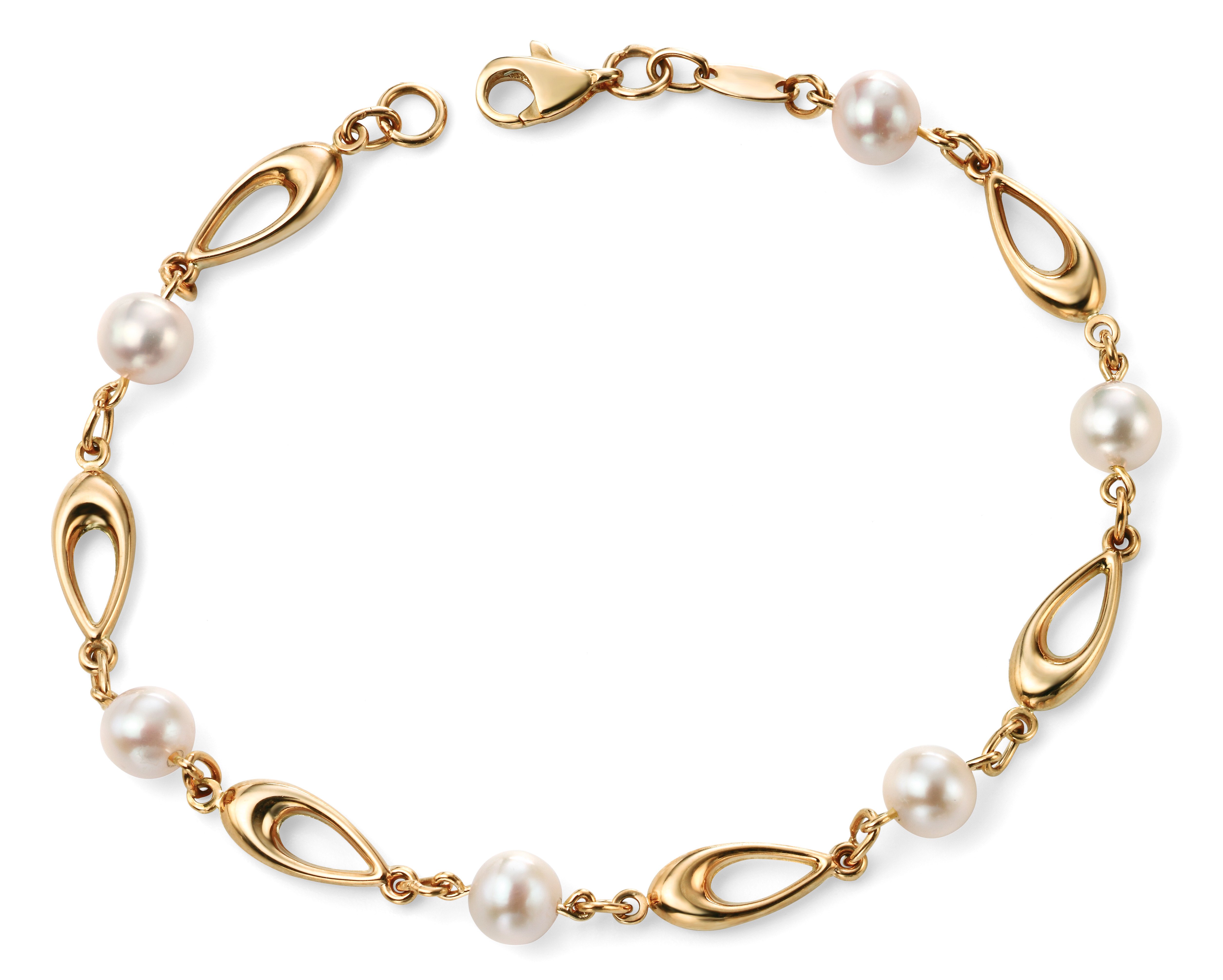 9ct Gold Pearl Bracelet | Buy Online | Free and Fast UK Insured Delivery