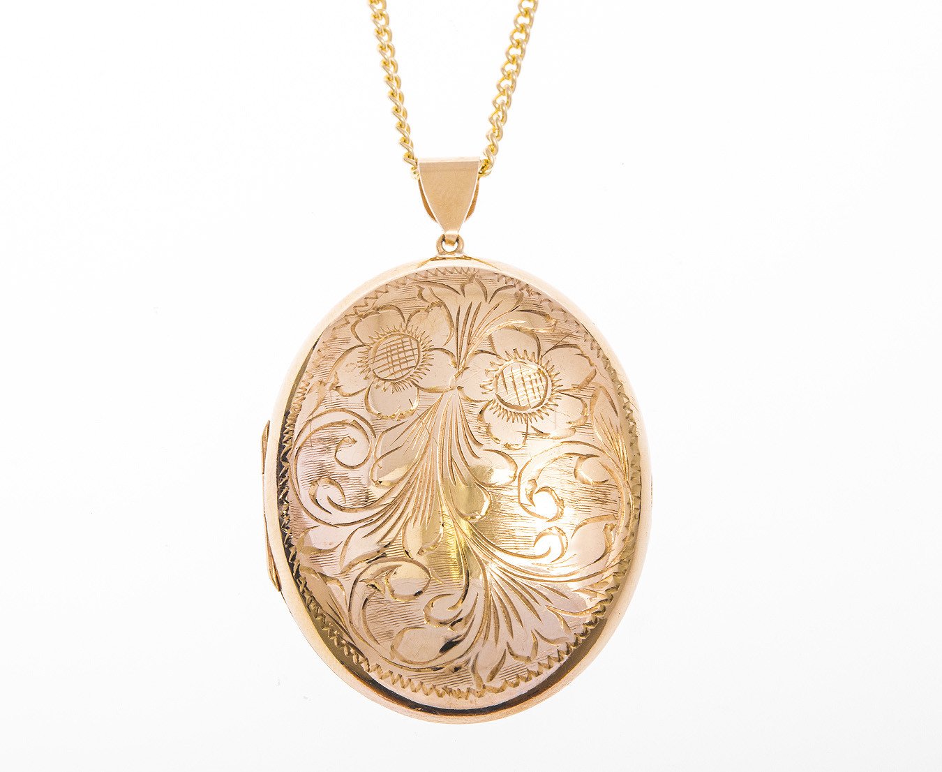 Vintage 9ct Gold Large Oval Locket | Buy Online | Free and Fast UK ...