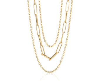 9ct Yellow Gold Multi Strand Necklace
