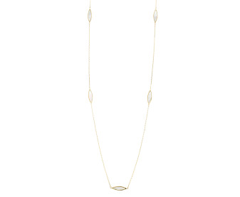 9ct Yellow Gold Mother Of Pearl Necklace