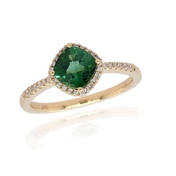 9ct Gold 0.95ct Tourmaline Cocktail Ring