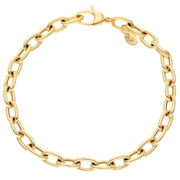9ct Yellow Gold Oval Link Bracelet