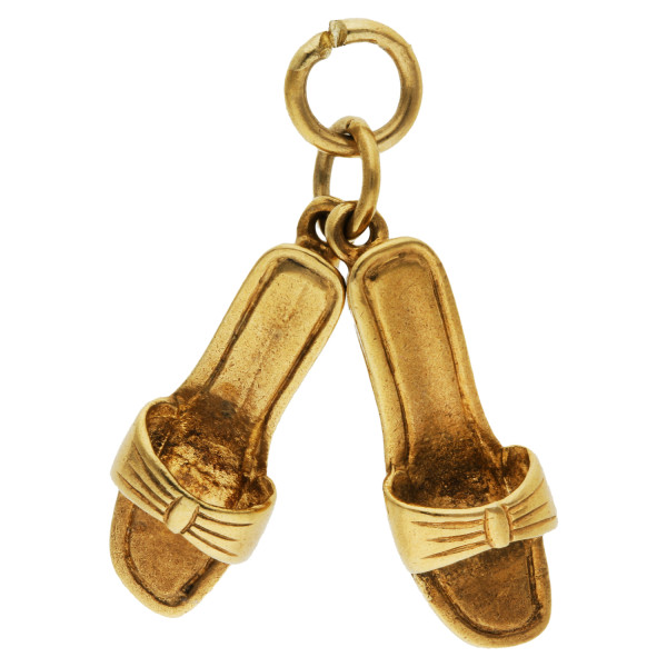 9ct Yellow Gold Shoes Charm