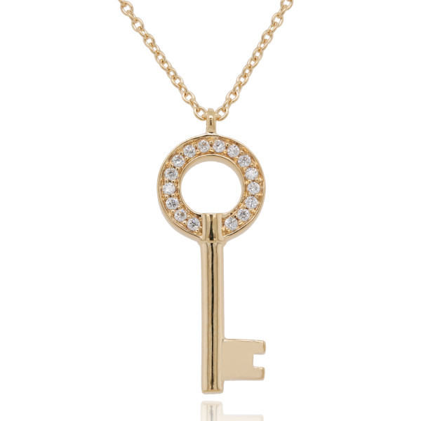 18ct Yellow Gold & Diamond Pendant