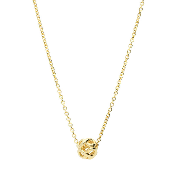 9ct Yellow Gold Infinity Pendant