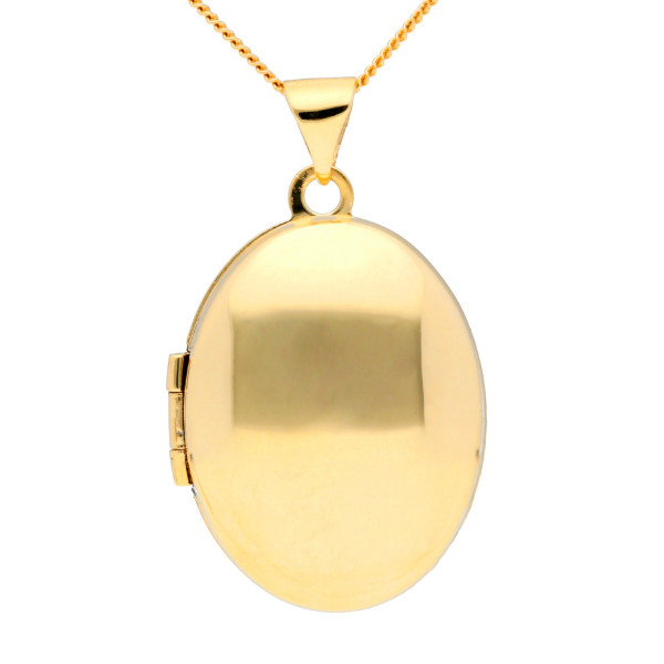 9ct Gold Oval Locket