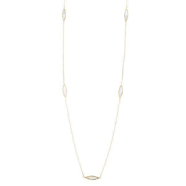 9ct Yellow Gold Mother Of Pearl Necklace