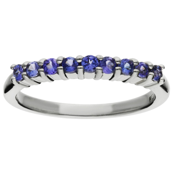 9ct White Gold 0.30ct Tanzanite Cocktail Ring