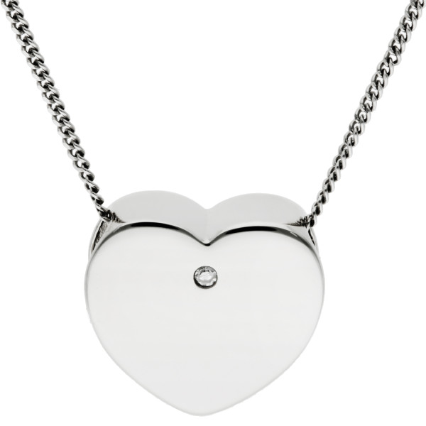 Sterling Silver Heart Necklace