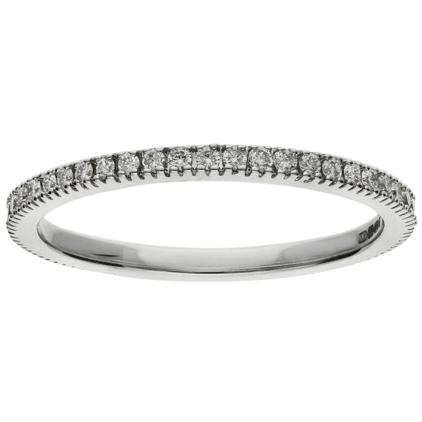 9ct White Gold 0.25ct Diamond Full Eternity Ring