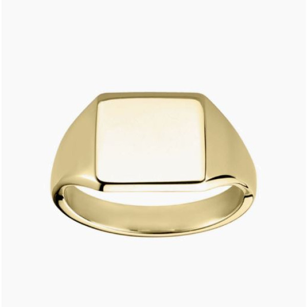 9ct Gold Square Signet Ring