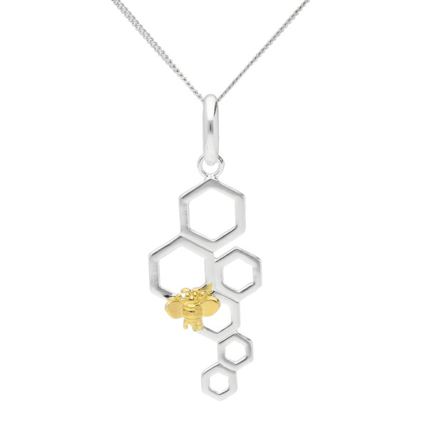 Sterling Silver Bee Pendant