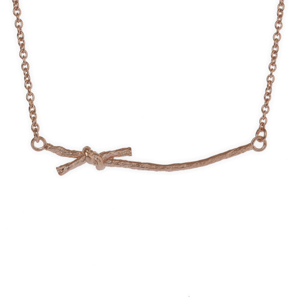 18ct Rose Gold Plated Sterling Silver Necklace