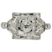 18ct White Gold Art Deco Style Diamond Ring