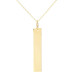  9ct Yellow Gold Identity Necklace