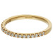 9ct Yellow Gold 0.24ct Diamond Half Eternity Ring