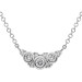18ct White Gold Diamond Necklace