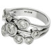 Platinum 2.06ct Diamond Bubble Ring