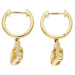 18ct Yellow Gold Diamond & Citrine Earrings