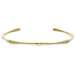 9ct Yellow Gold Diamond Bones Bangle