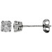 Platinum 0.50ct Diamond Solitaire Stud Earrings