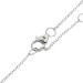 9ct White Gold Diamond & Sapphire Necklace