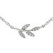 18ct White Gold & Diamond Floral Necklace