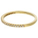 9ct Yellow Gold 0.15ct Diamond Half Eternity Ring