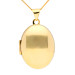 9ct Gold Oval Locket