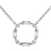 18ct White Gold Diamond Necklace