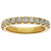 18ct Yellow Gold 0.78ct Diamond Half Eternity Ring