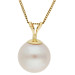 9ct Gold 10.5mm Freshwater Pearl Pendant