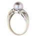 Tahitian Pearl & Diamond Dress Ring