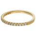 9ct Yellow Gold 0.24ct Diamond Half Eternity Ring