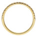 9ct Yellow Gold 0.24ct Diamond Half Eternity Ring