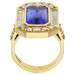14ct Diamond & Tanzanite Dress Ring