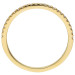 9ct Yellow Gold 0.15ct Diamond Half Eternity Ring