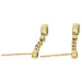 9ct Yellow Gold Ruby Earrings