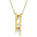 18ct Yellow Gold 0.25ct Diamond Pendant