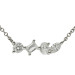 18ct White Gold Diamond Necklace