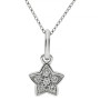 9ct White Gold Diamond Star Jewellery Set