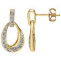 9ct Yellow Gold Diamond Pear Drop Jewellery Set