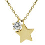 9ct Yellow Gold Star & Cubic Zirconia Jewellery Set