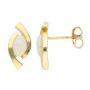 9ct Yellow Gold Opal Twist Jewellery Set