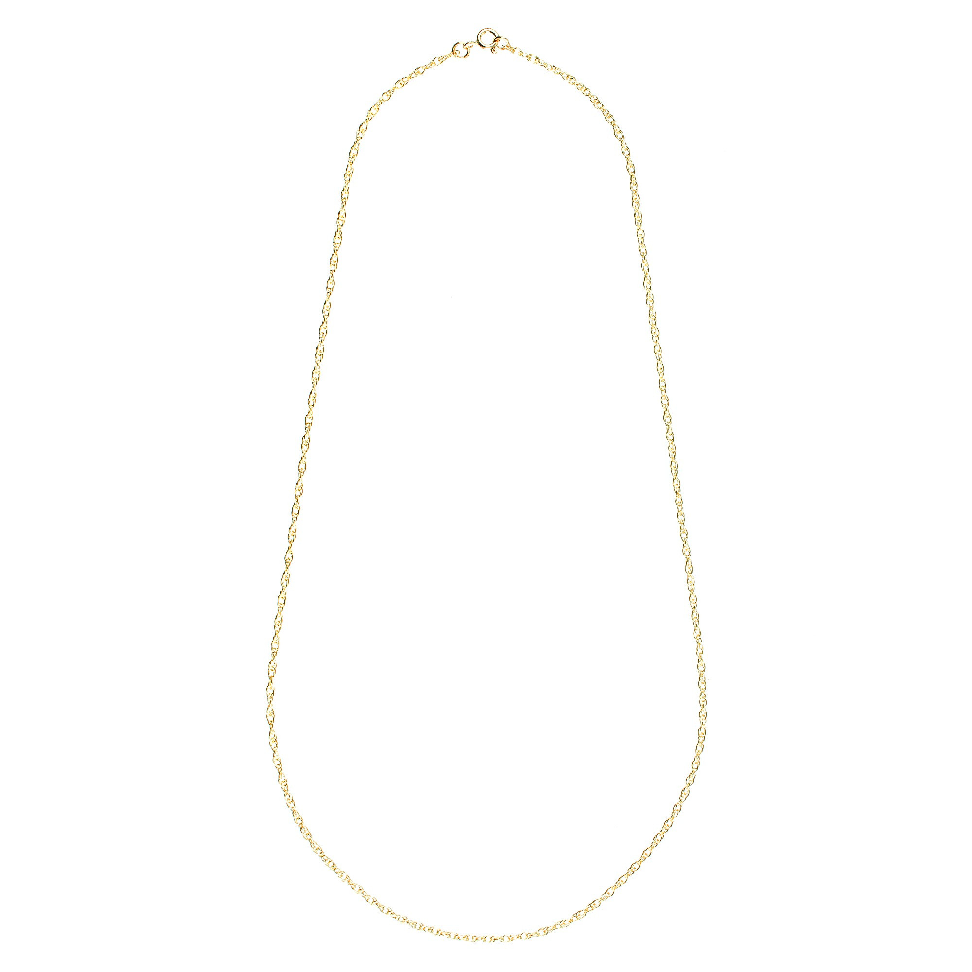 9ct Yellow Gold 1.99mm Prince of Wales Rope Chain | Buy Online | Free ...